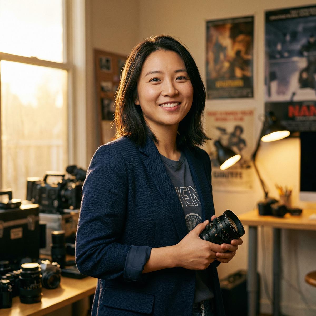 含羞草黄摄影总监林晓彤